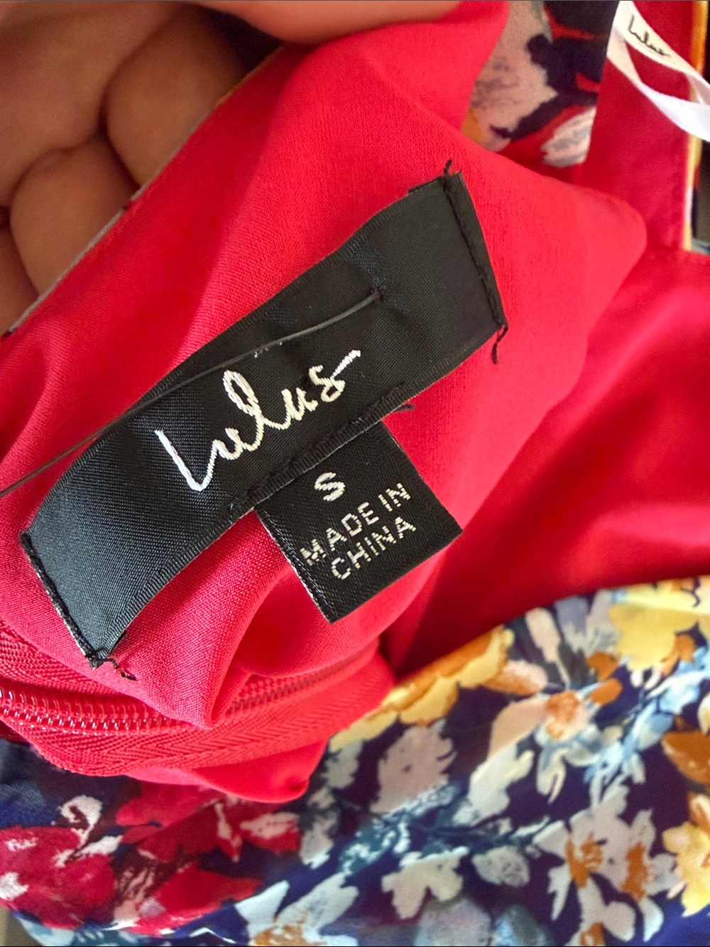 Lulu's Red Multi Floral Ruffle High-Low Maxi Dress - Picture 8 of 8